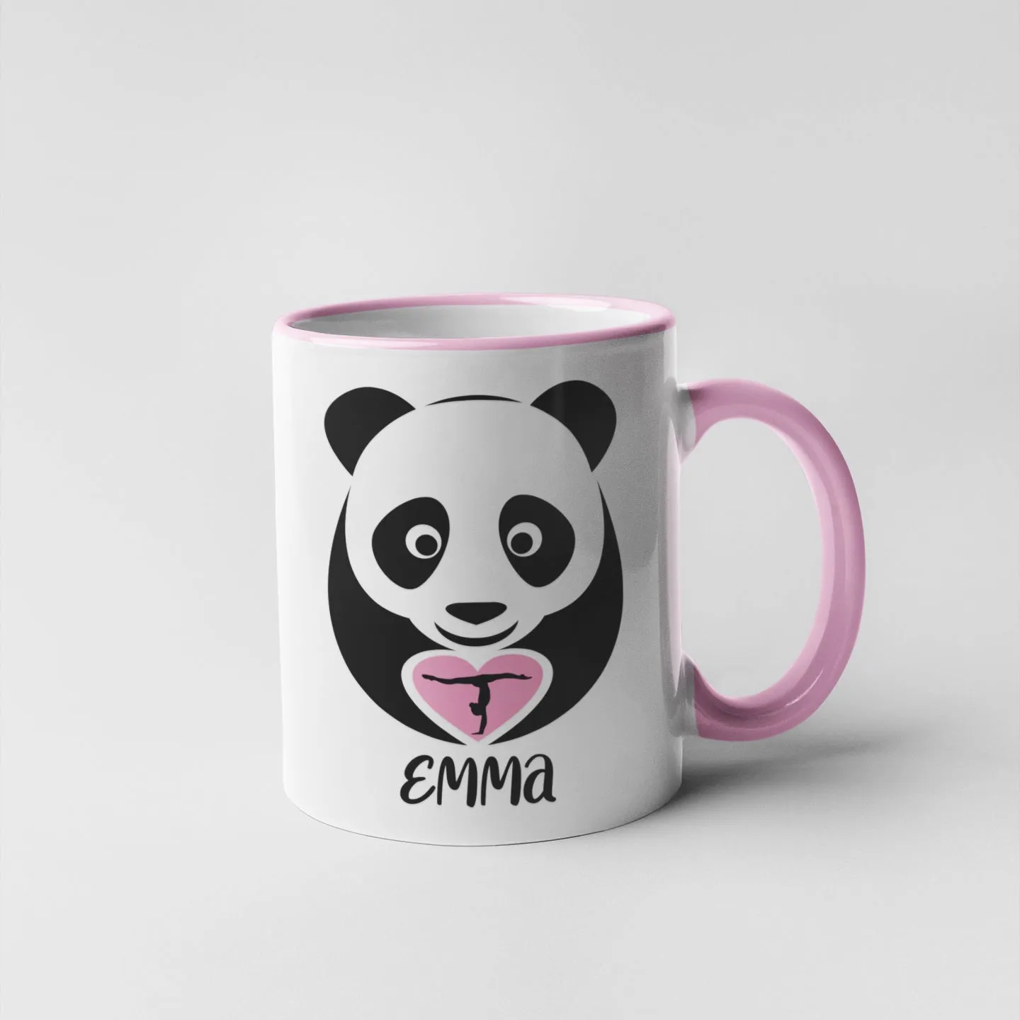 Personalized Gymnastics Panda Mug