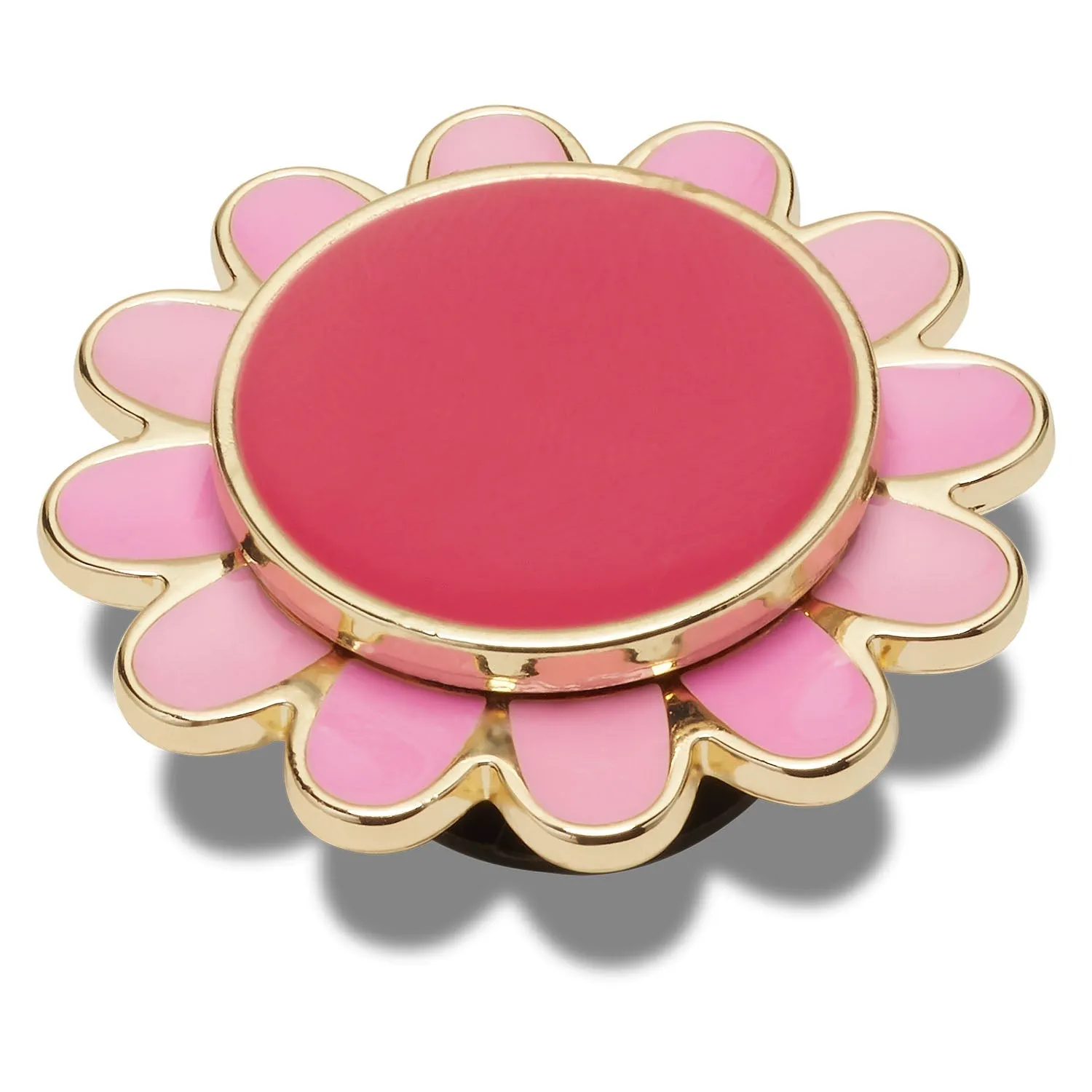 Pink Spinner Flower Jibbitz