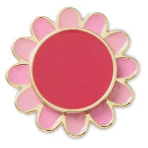 Pink Spinner Flower Jibbitz