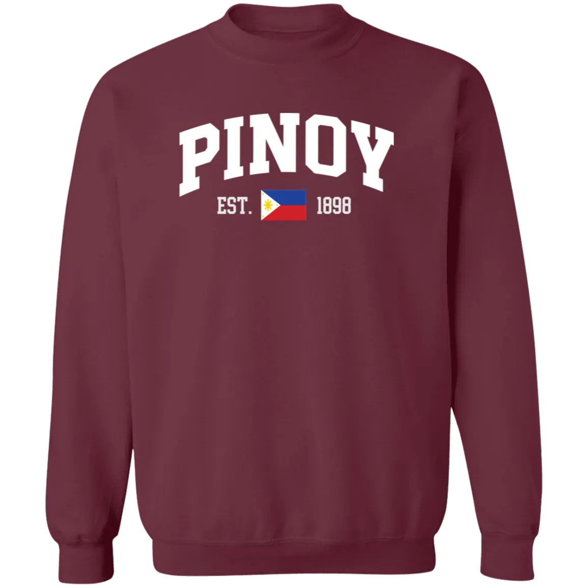 Pinoy Est 1898 Unisex Crewneck Pullover Sweatshirt