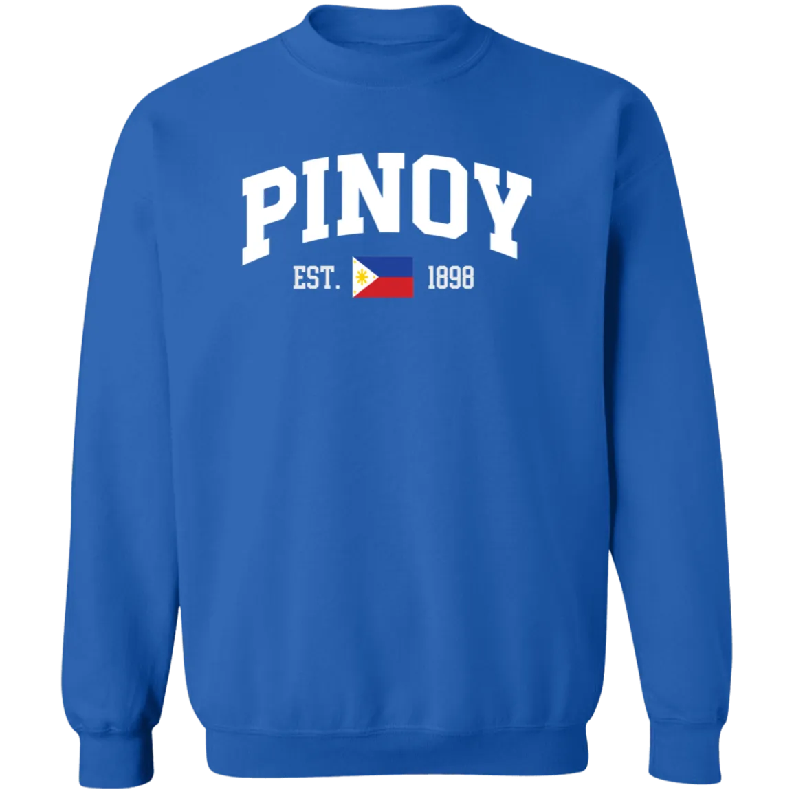 Pinoy Est 1898 Unisex Crewneck Pullover Sweatshirt