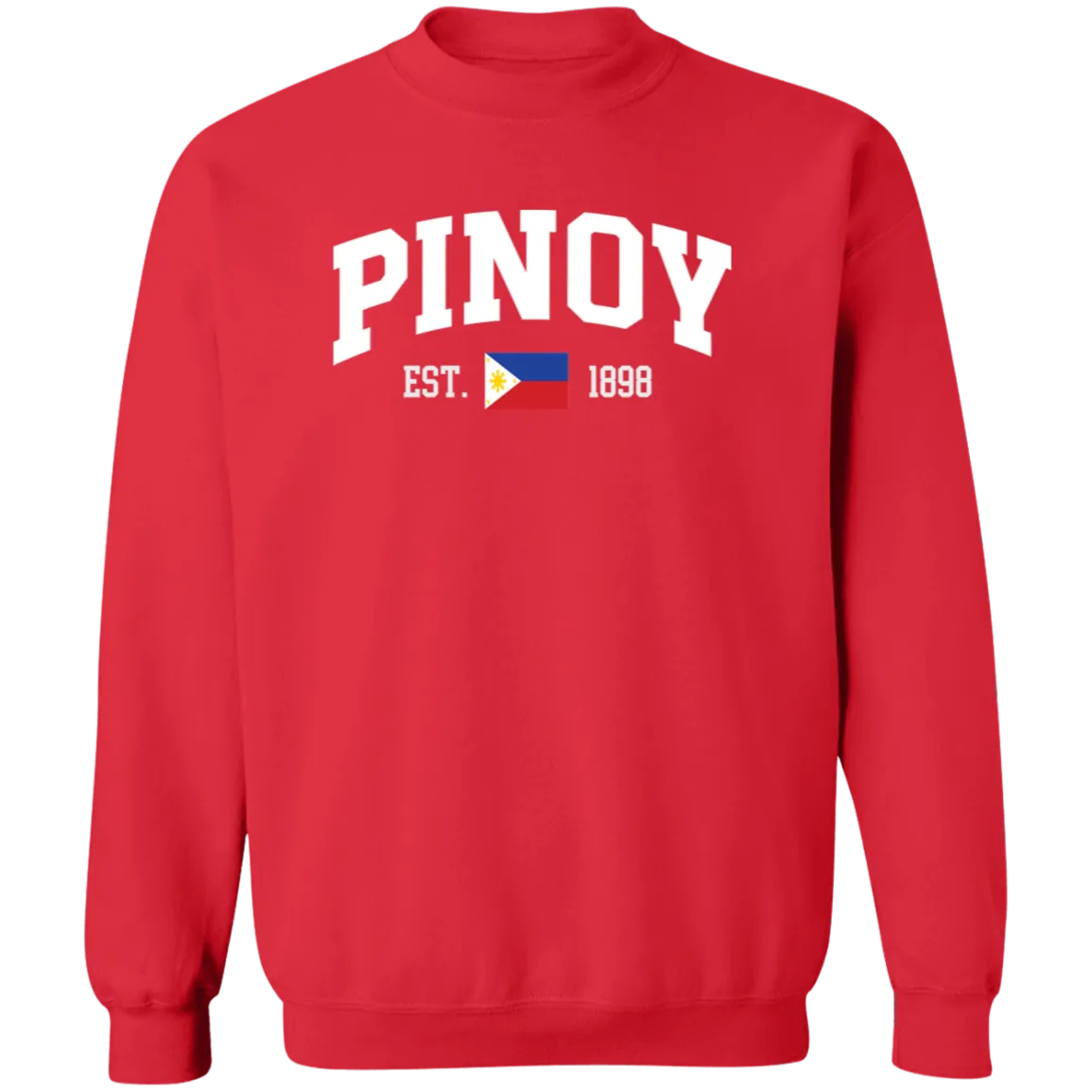 Pinoy Est 1898 Unisex Crewneck Pullover Sweatshirt
