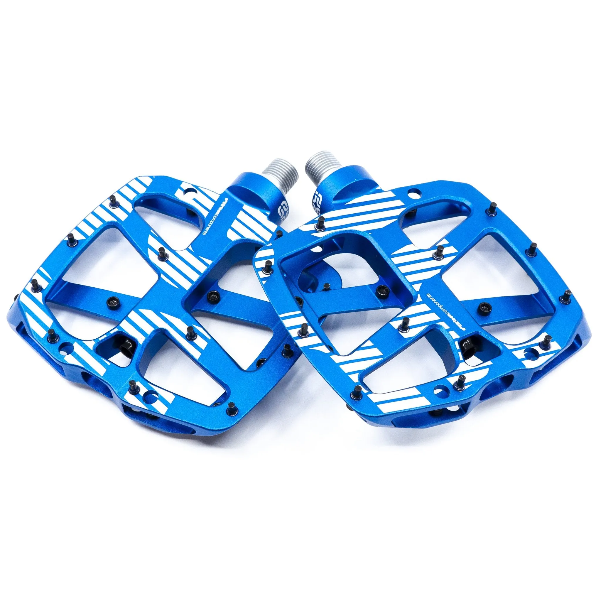 Plus Flat Pedal Aluminum Body 22Pins Blue