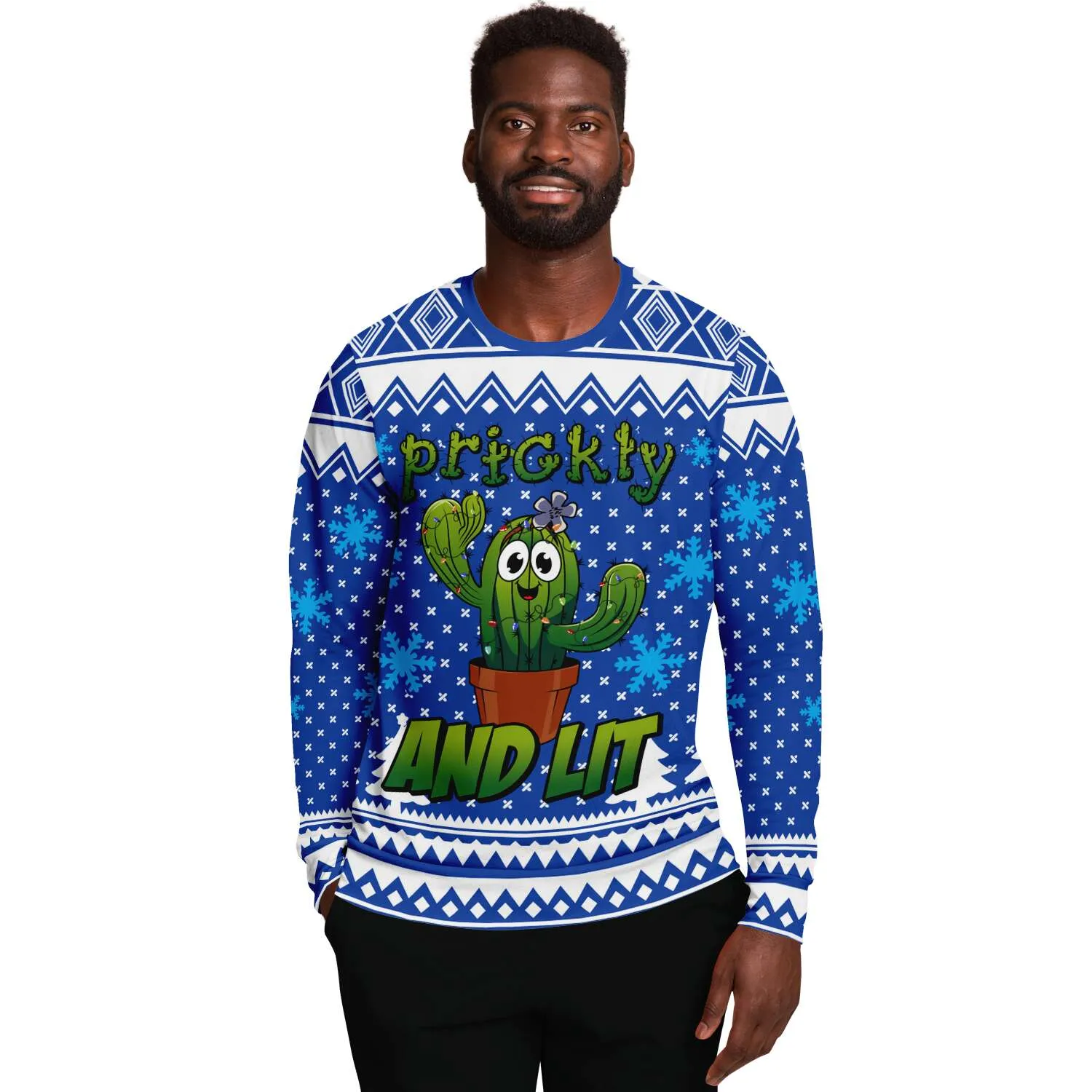 Prickly and Lit - Athletic Sweatshirt