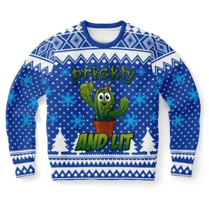 Prickly and Lit - Athletic Sweatshirt