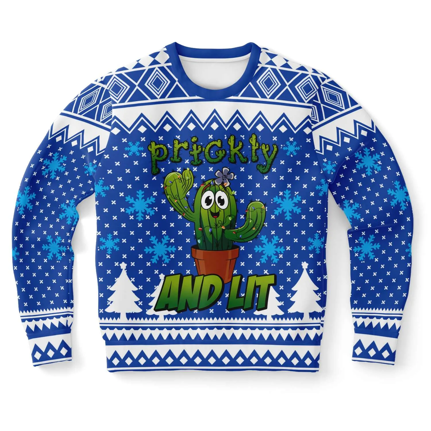 Prickly and Lit - Athletic Sweatshirt