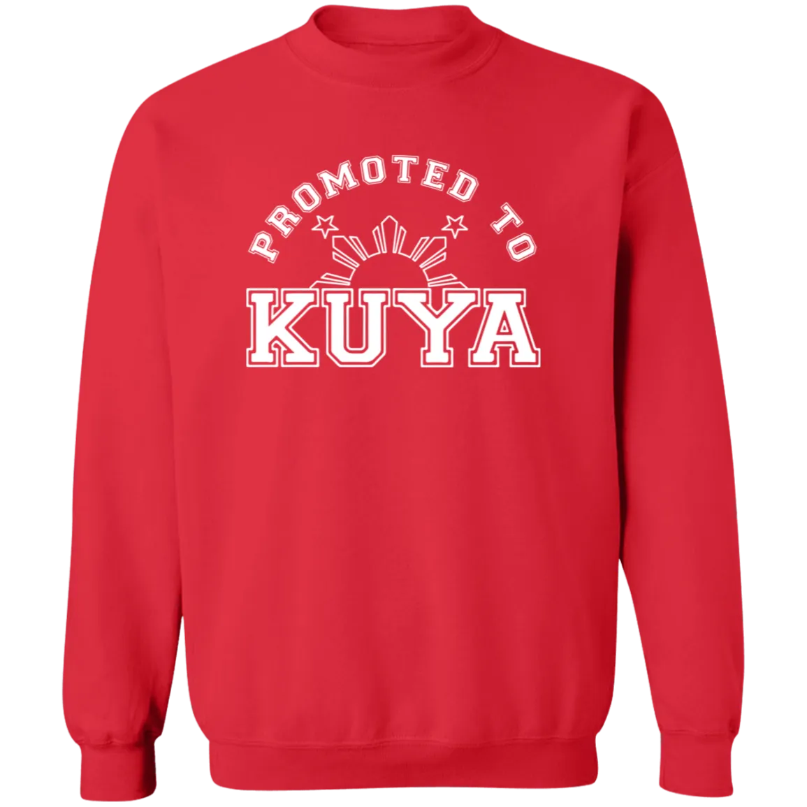 Promoted To Kuya Unisex Crewneck Pullover Sweatshirt