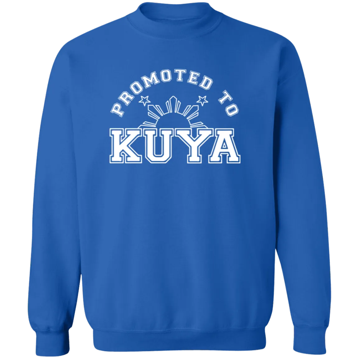 Promoted To Kuya Unisex Crewneck Pullover Sweatshirt