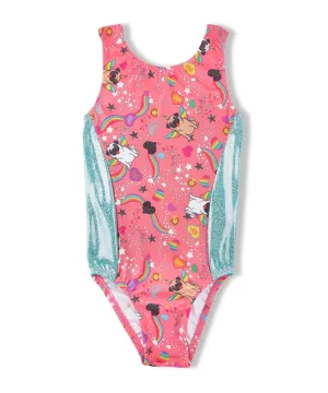 Pugicorn Marine Metallic Leotard