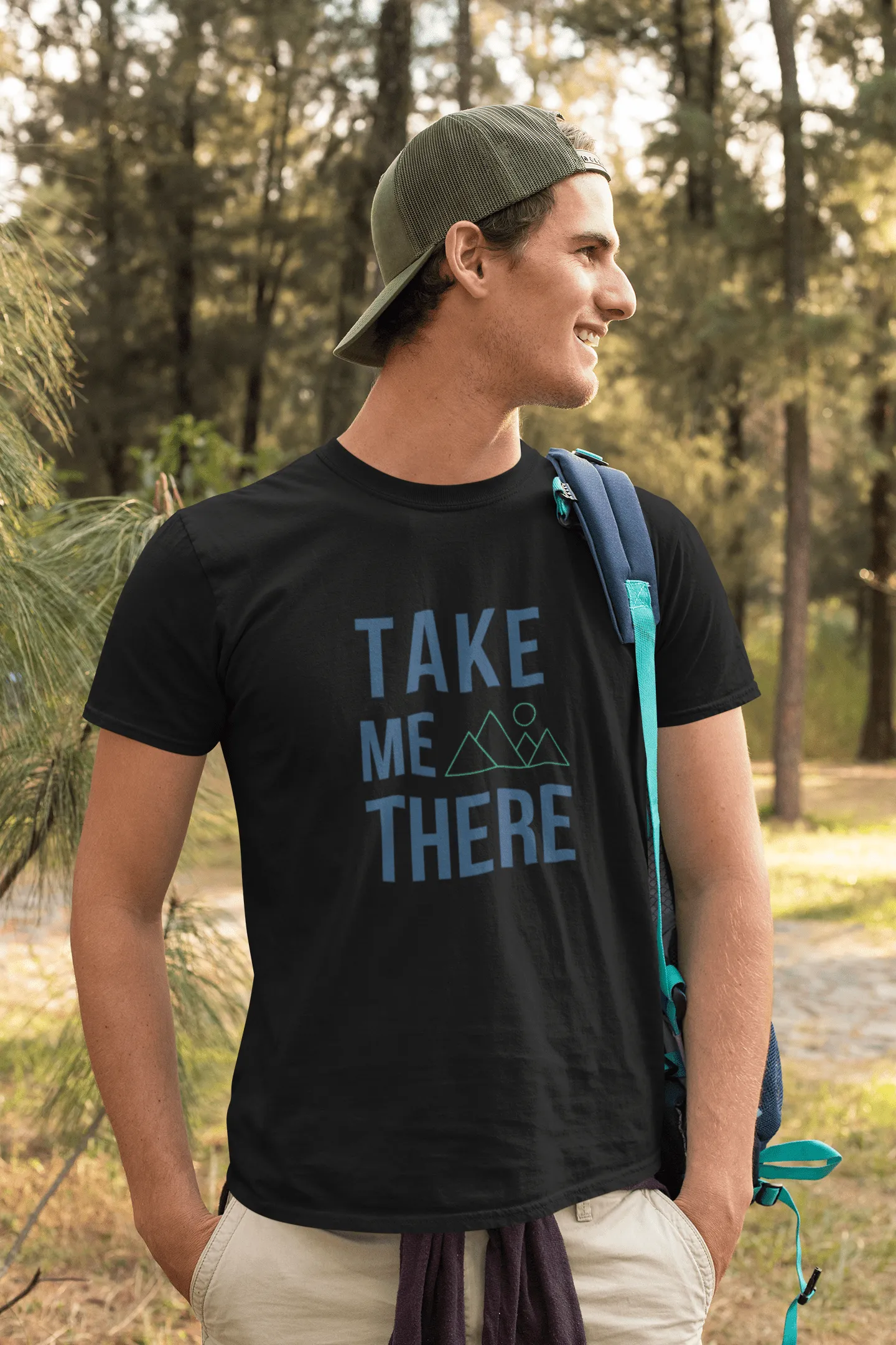"Take Me There" Unisex Mountain Enthusiast Premium Eco T-Shirt