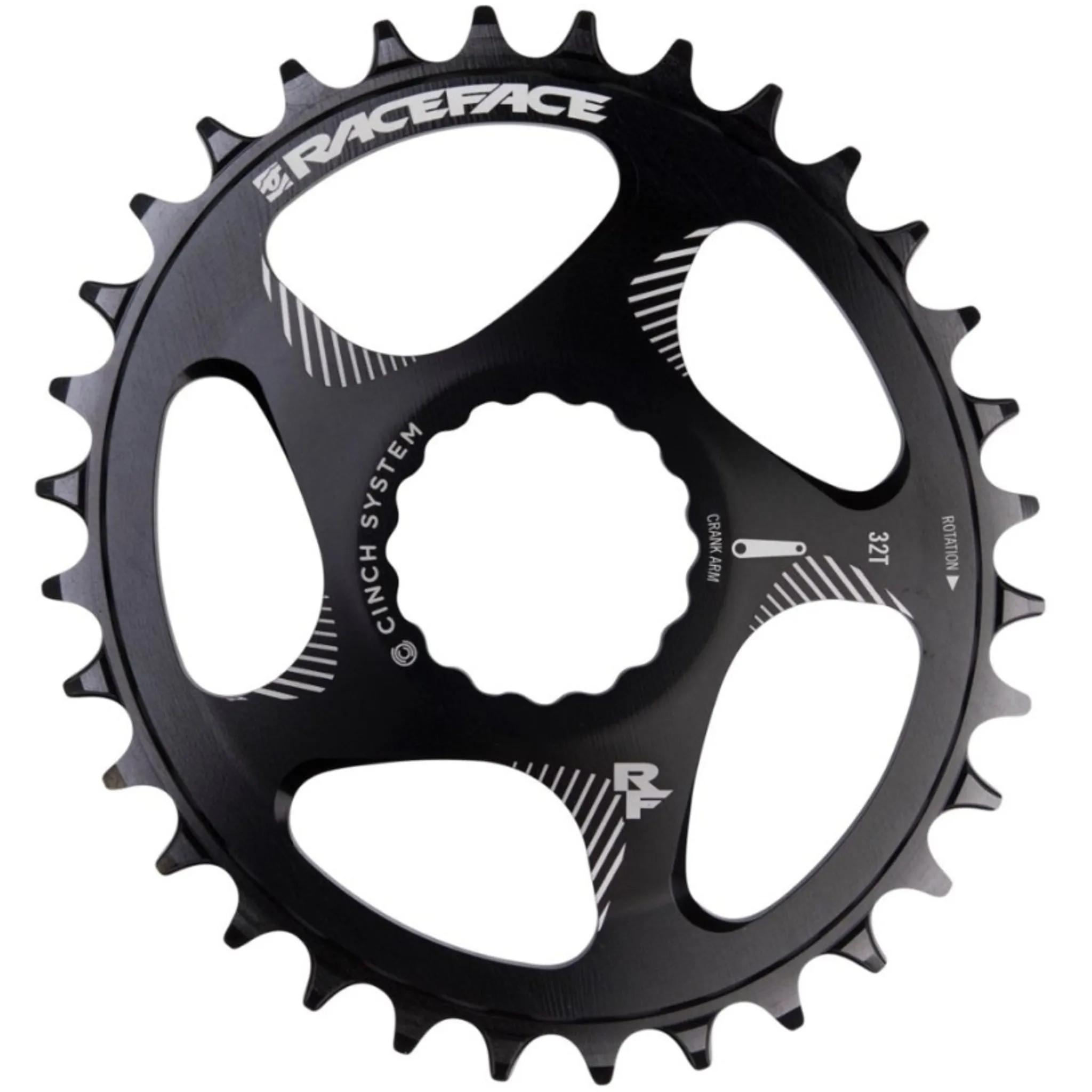 Race Face Chainring Oval Cinch Dm 28T Black