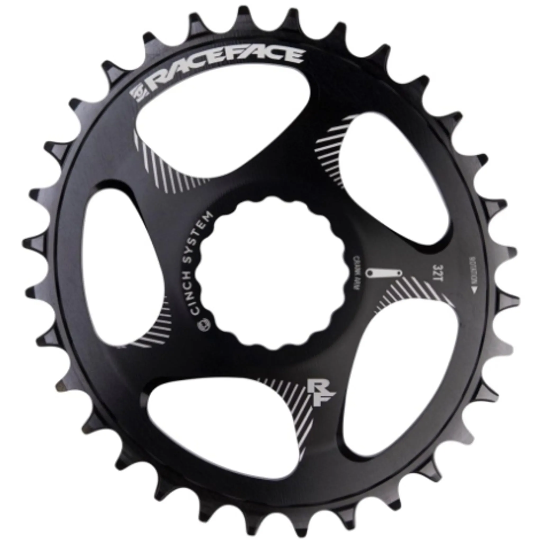 Race Face Cinch Chainring Oval DM 30T Black