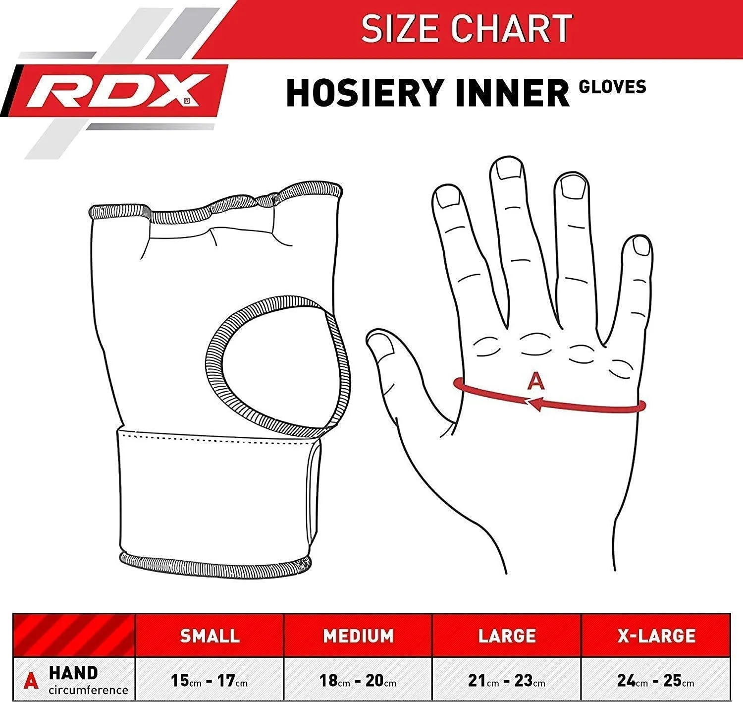 RDX QUICK WRAPS INNER GLOVES