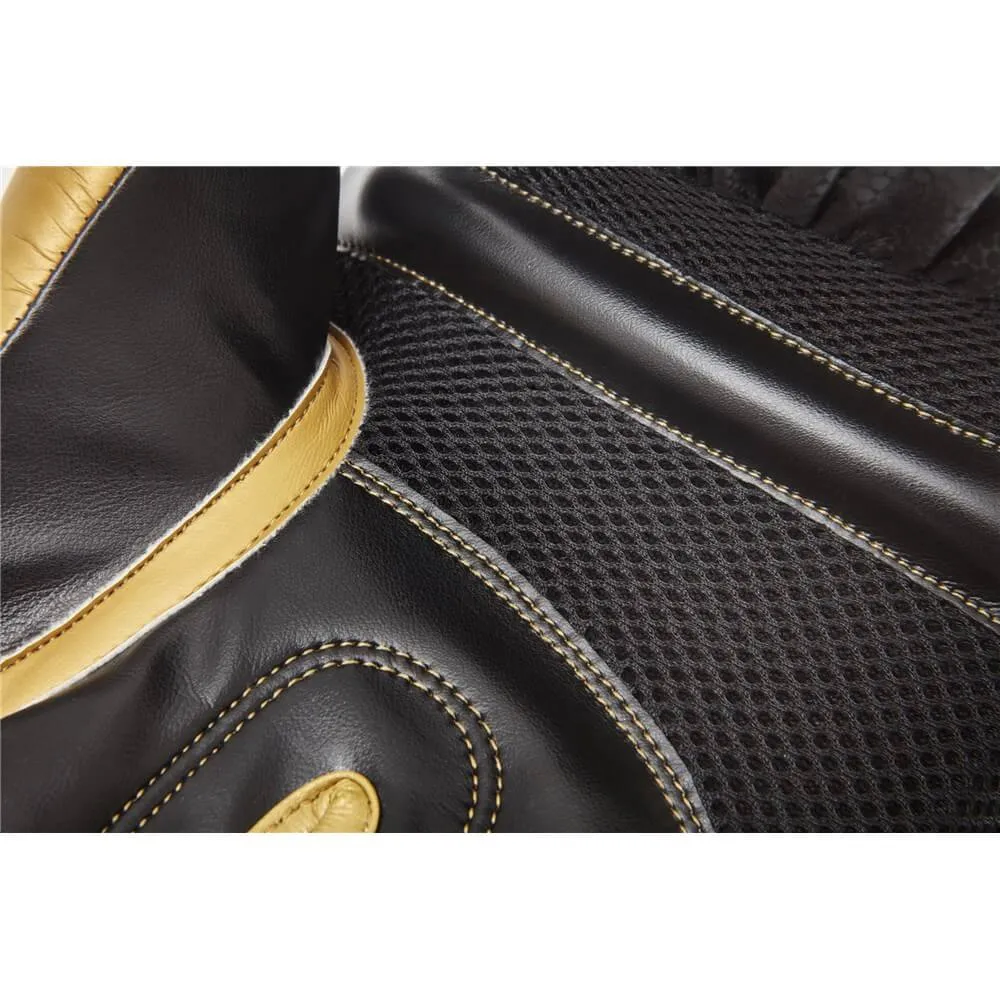 Reebok Boxing Gloves - Black and Gold