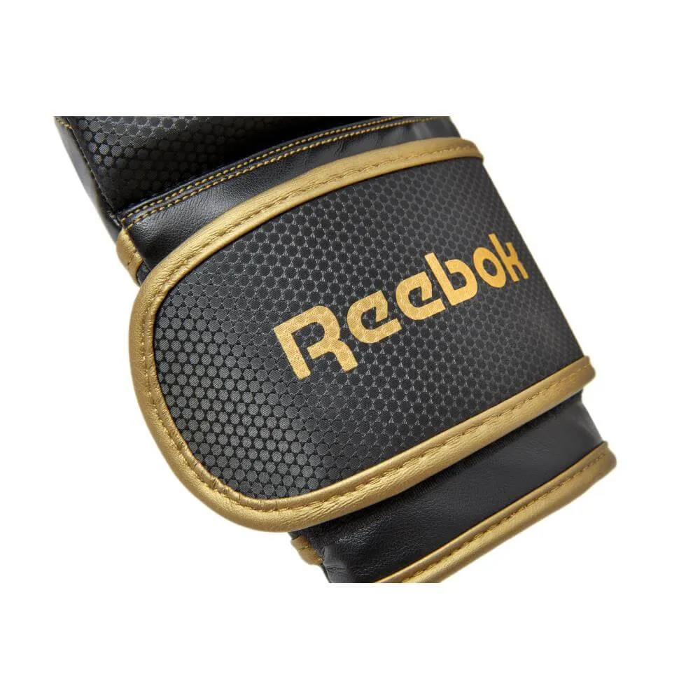 Reebok Boxing Gloves - Black and Gold
