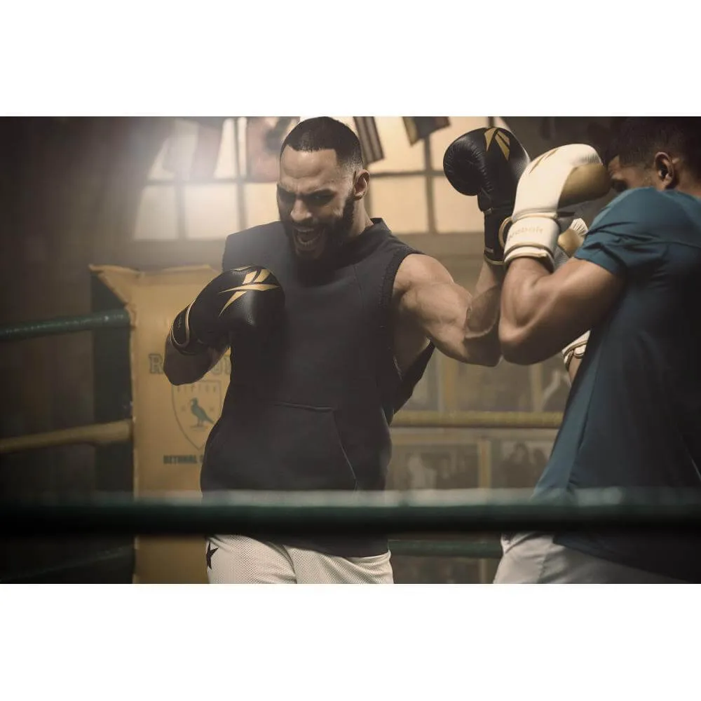 Reebok Boxing Gloves - Black and Gold