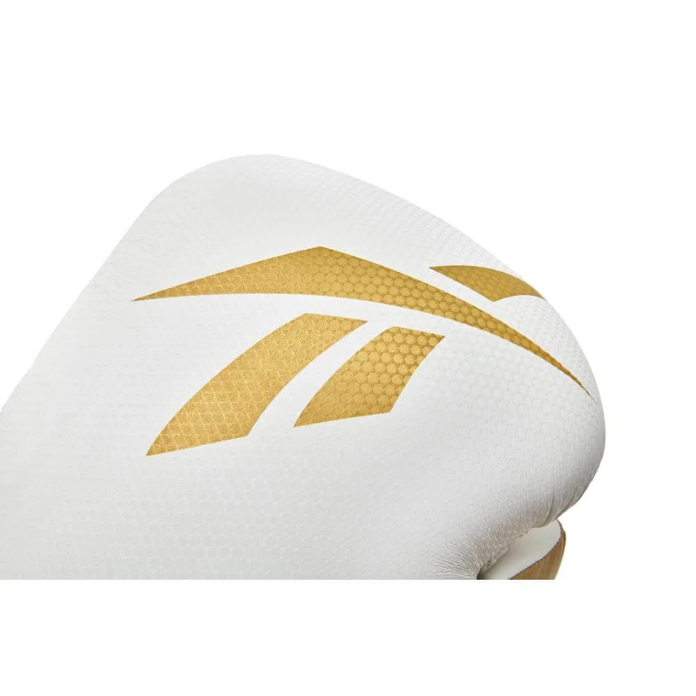 Reebok Boxing Gloves - White and Gold
