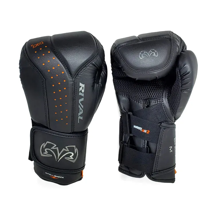 Rival Boxing RB10 Intelli-Shock Bag Gloves All Black
