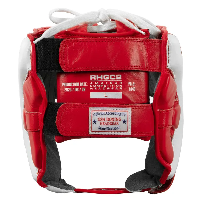Rival Boxing RHGC2 Amateur Competition Approved Headgear Red