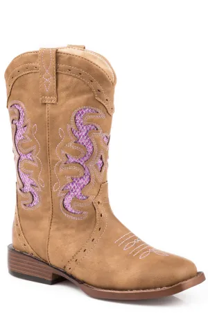 Roper Kids Lexi Boots Tan