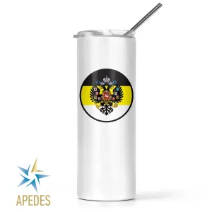 Russian Imperial Coat of Arms Stainless Steel Skinny Tumbler 20 OZ
