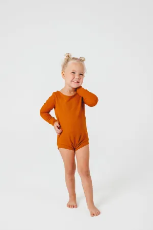 Rust Long Sleeve Leotard