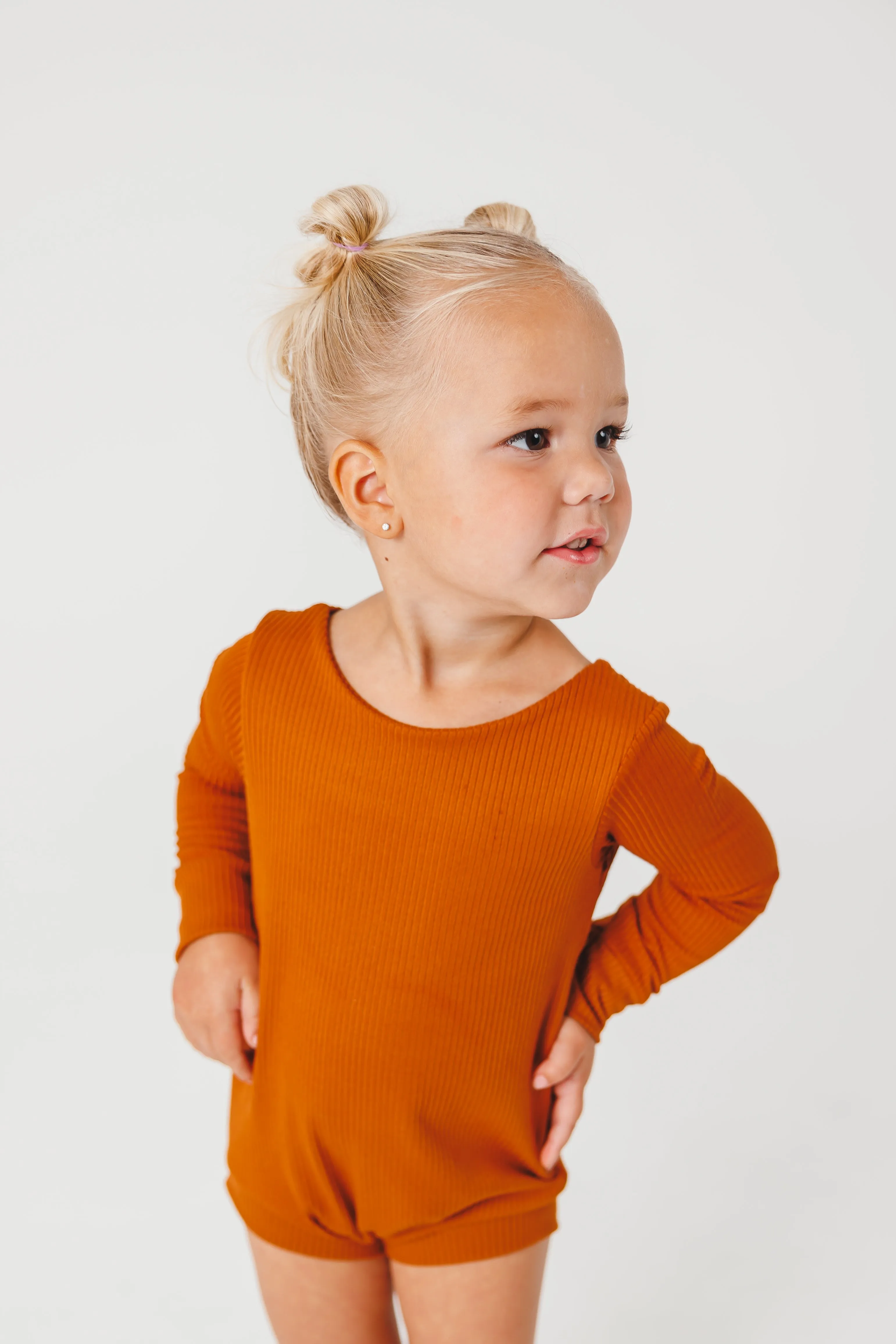 Rust Long Sleeve Leotard