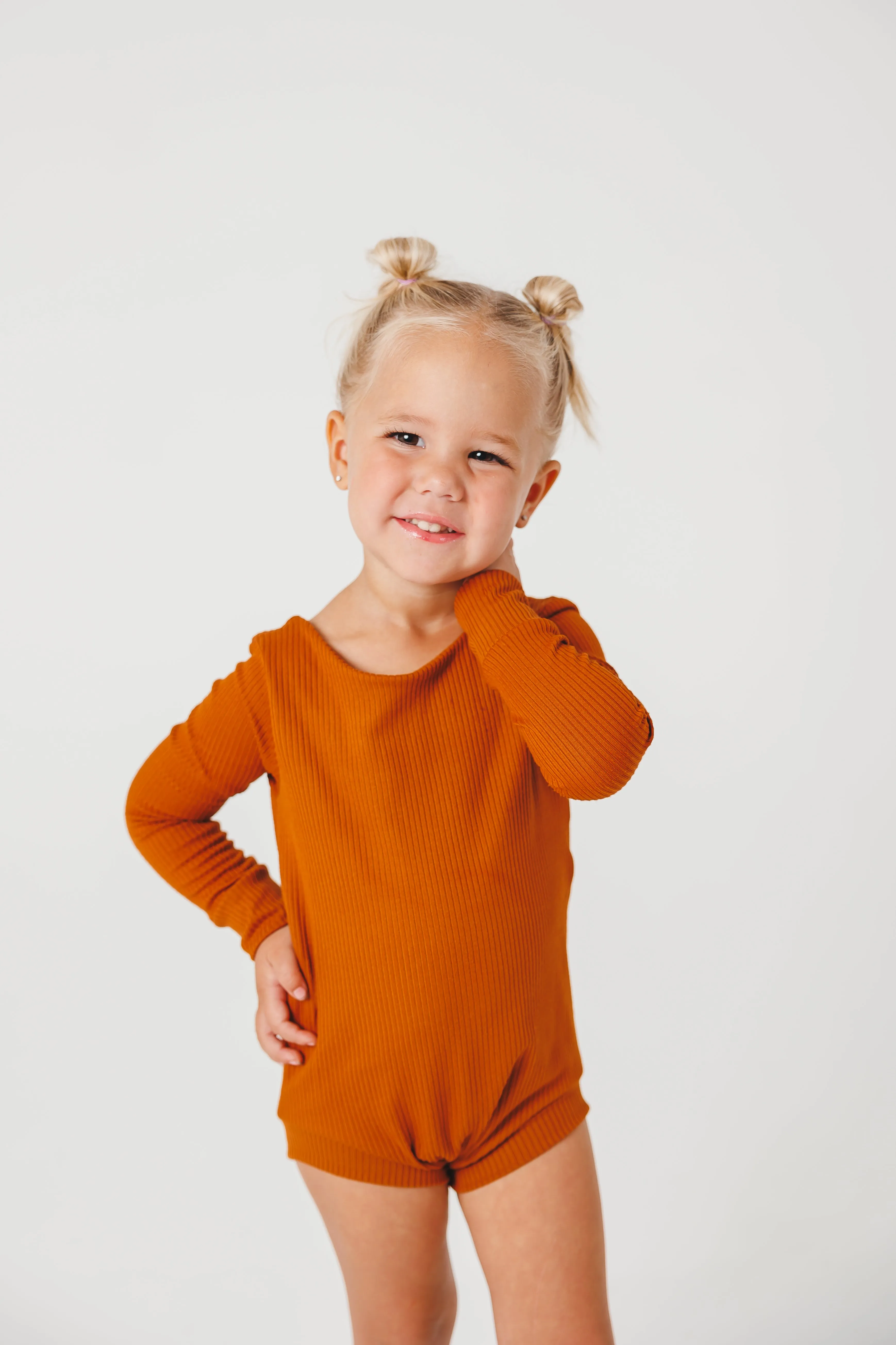 Rust Long Sleeve Leotard