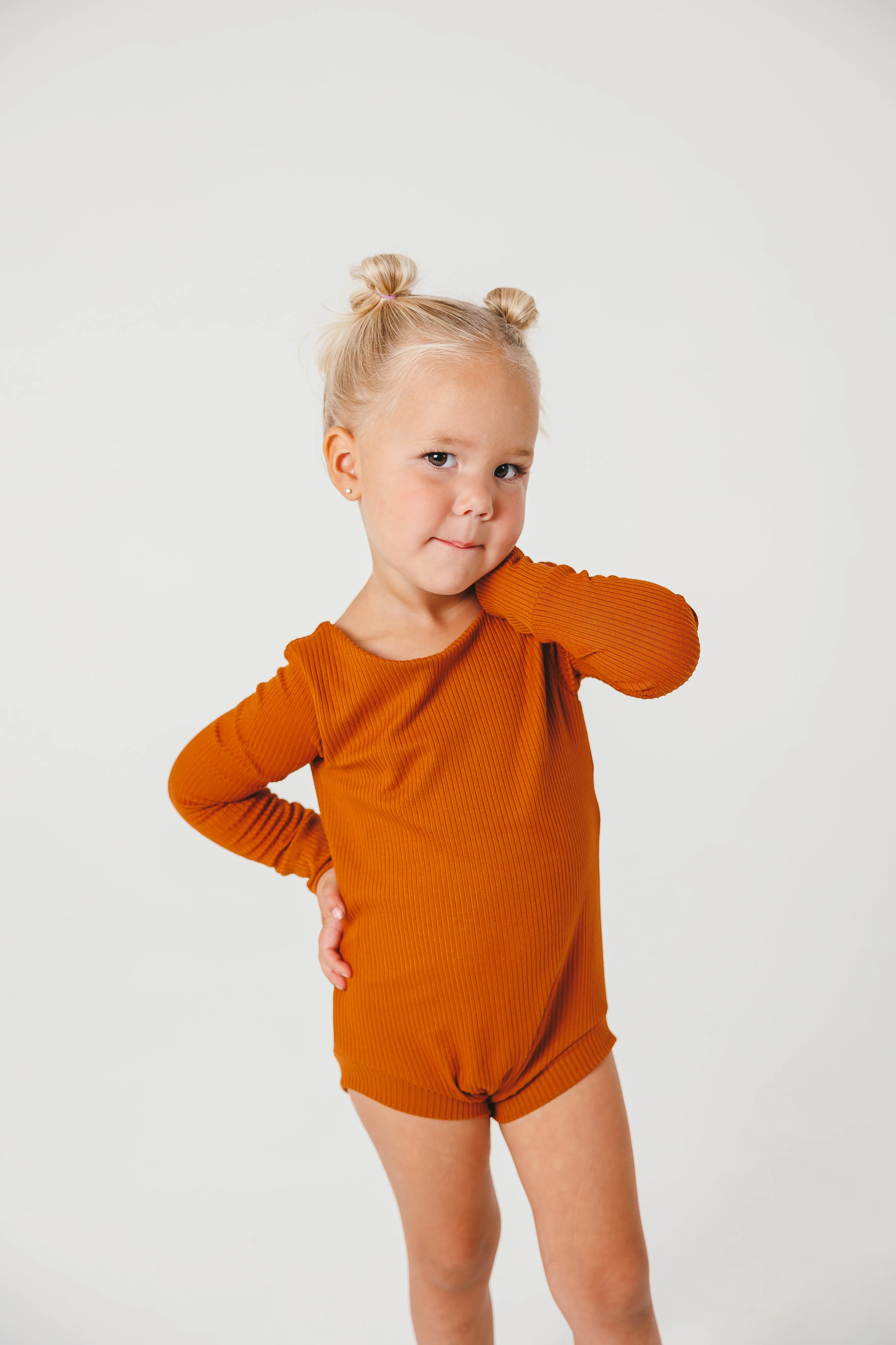 Rust Long Sleeve Leotard