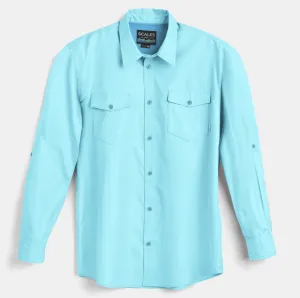 Scales Gear Performance Button Down Slack Tide Mens Saltwater Shirt