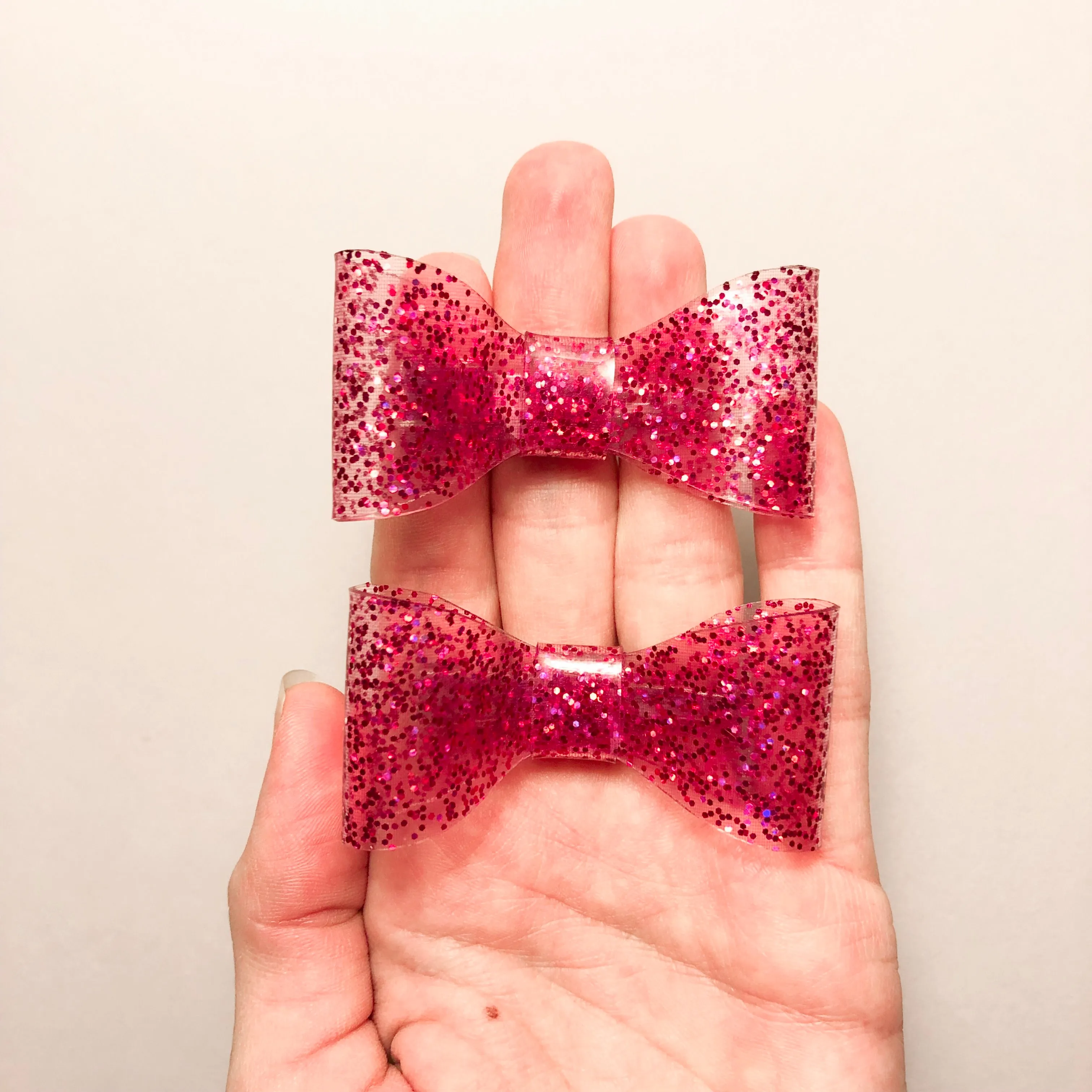 Silver confetti jelly
