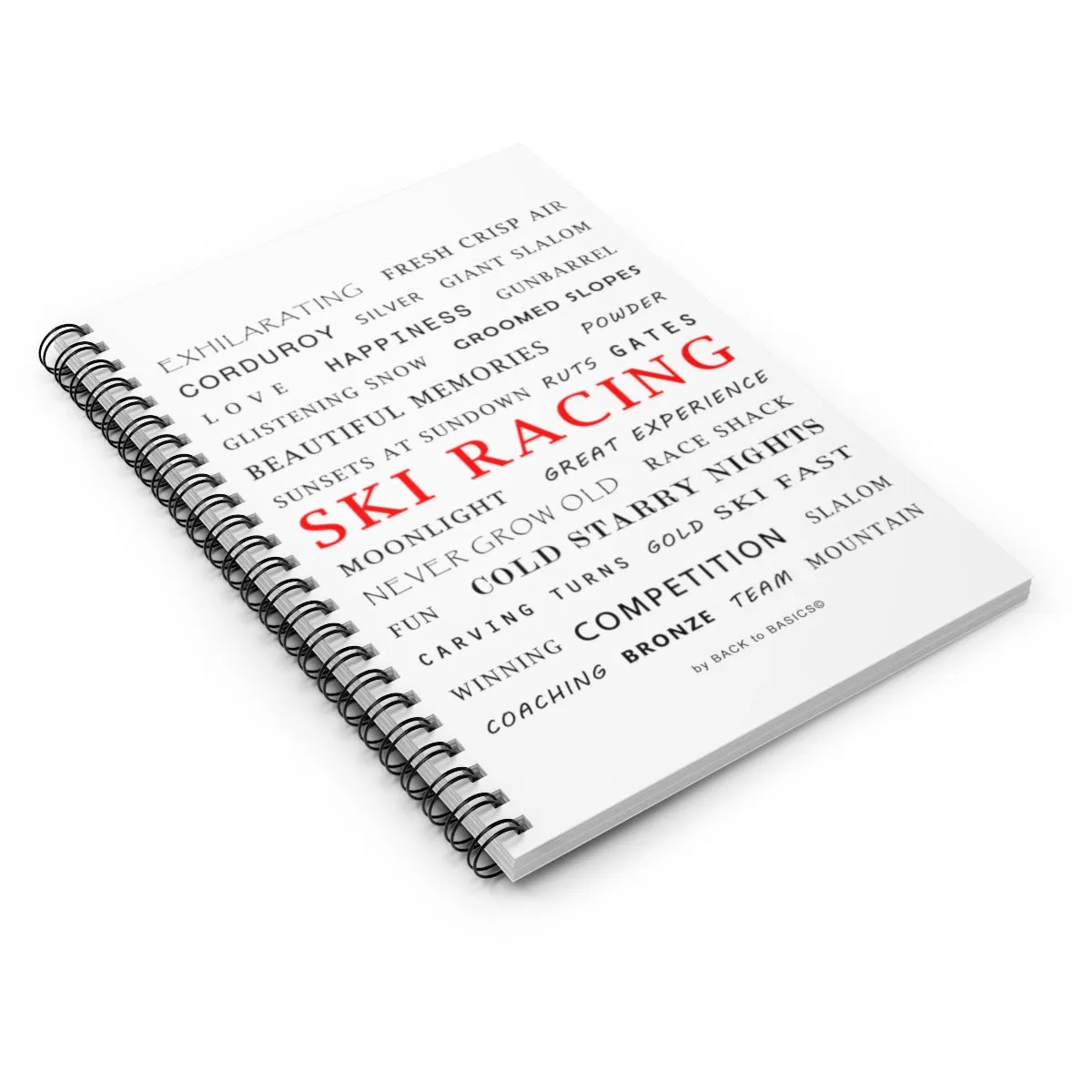 Ski Racing - Spiral Notebook