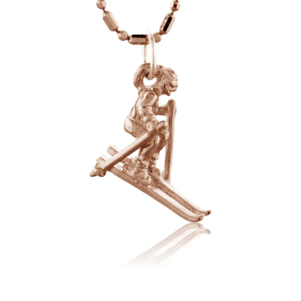 Skiing Lady Charm