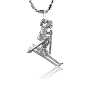 Skiing Lady Charm