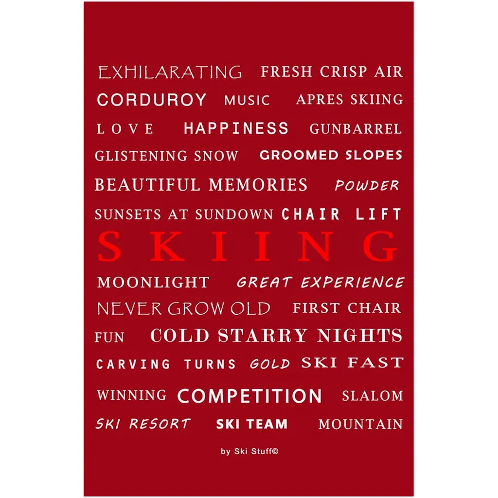 Skiing Memories - Art Prints