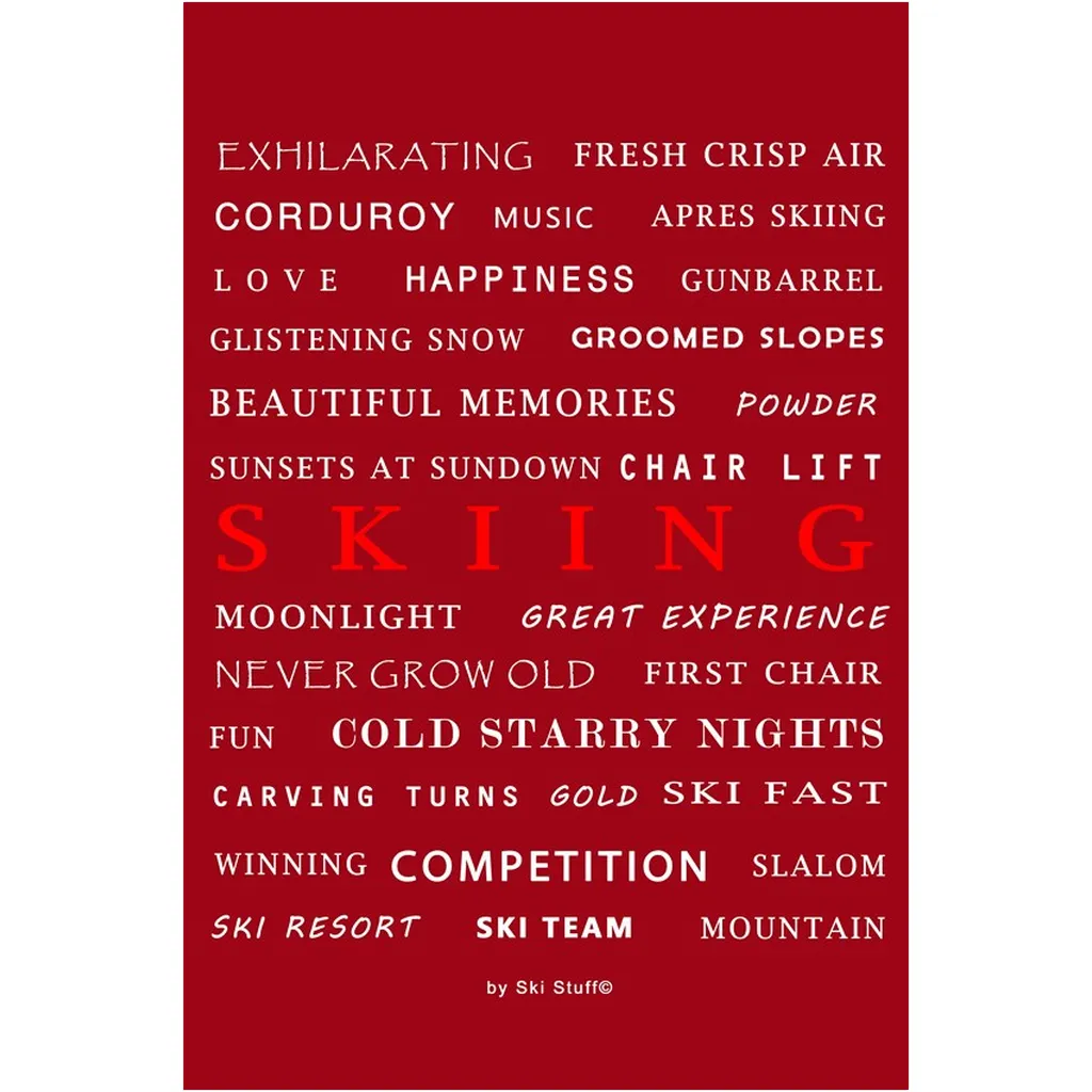 Skiing Memories - Art Prints