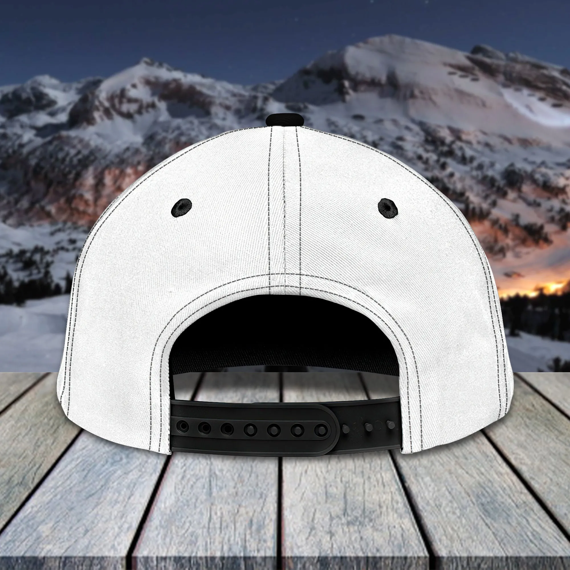 SKIING - Personalized Name Cap 01 - RINC98