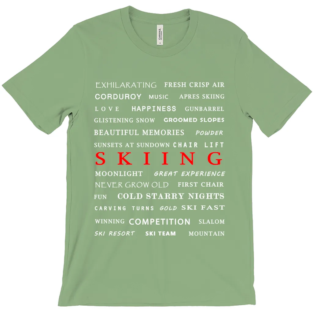 Skiing - T-Shirt