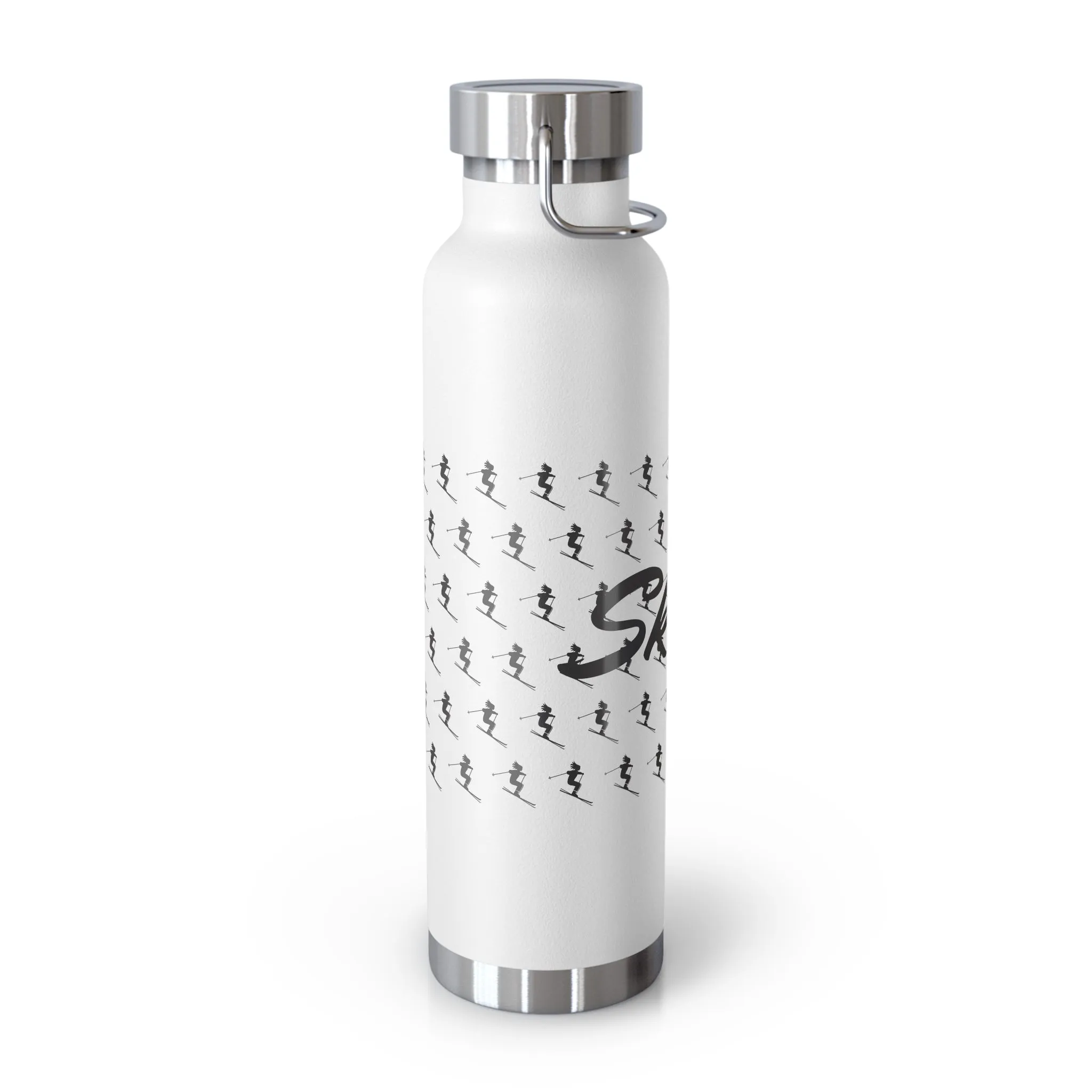 Skiing Vacuum Insulated Bottle, Skiing Bottle, Skier Gifts