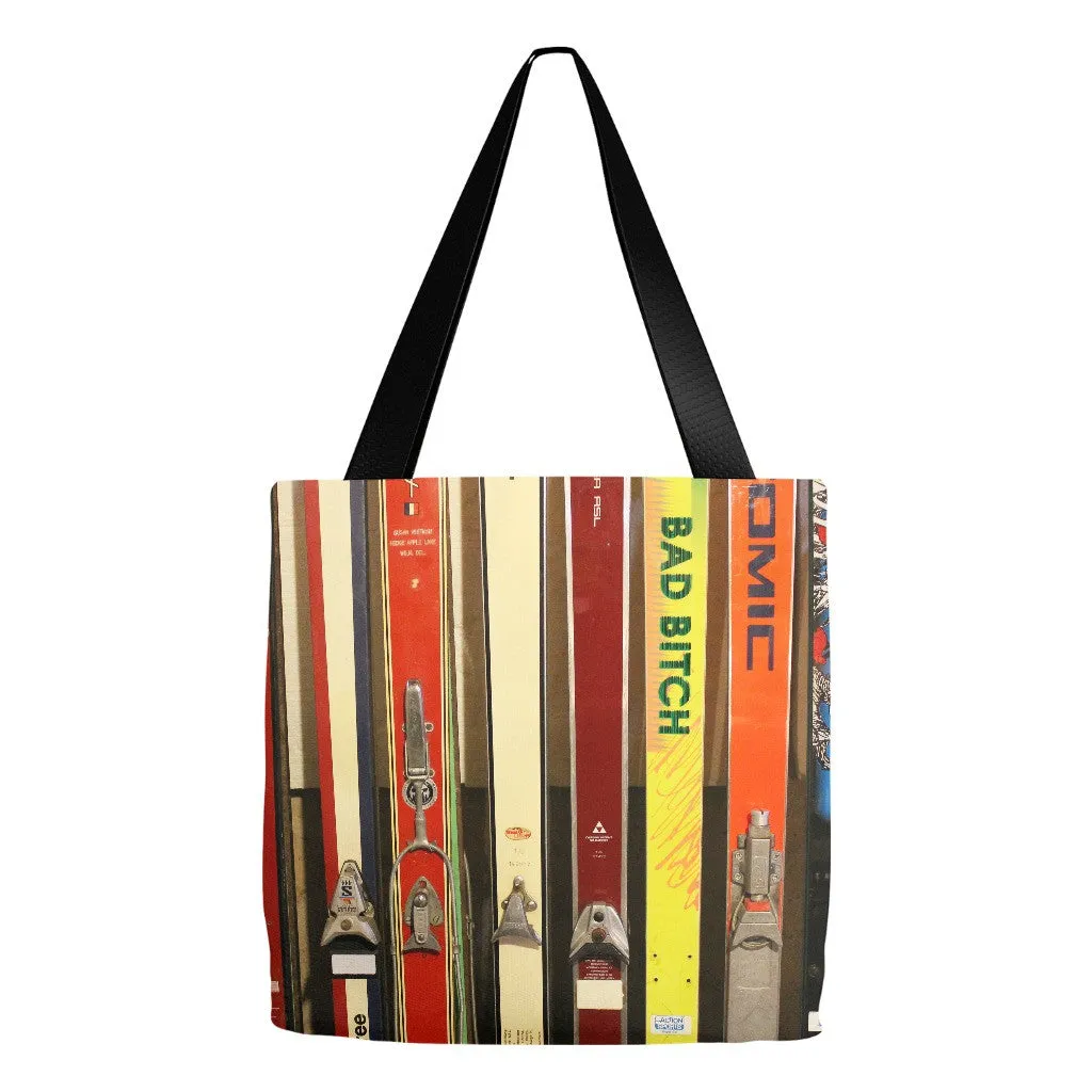 Skis and Bindings - Tote Bag