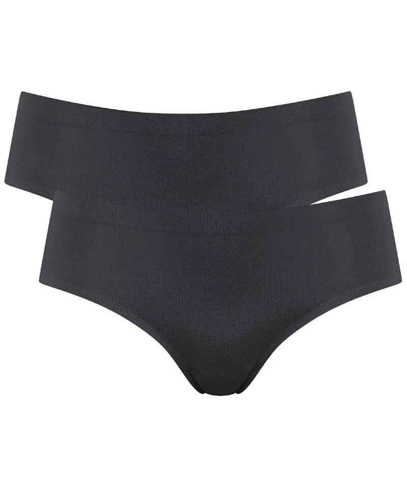 Sloggi Active Hipster 2 Pack - Black