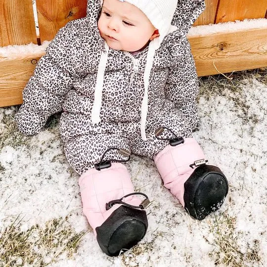 Stonz - Baby/Toddler Puffer Booties - Haze Pink