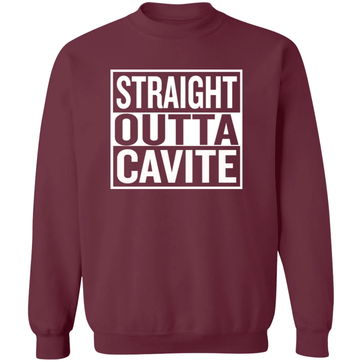 Straight Outta Cavite Unisex Crewneck Pullover Sweatshirt