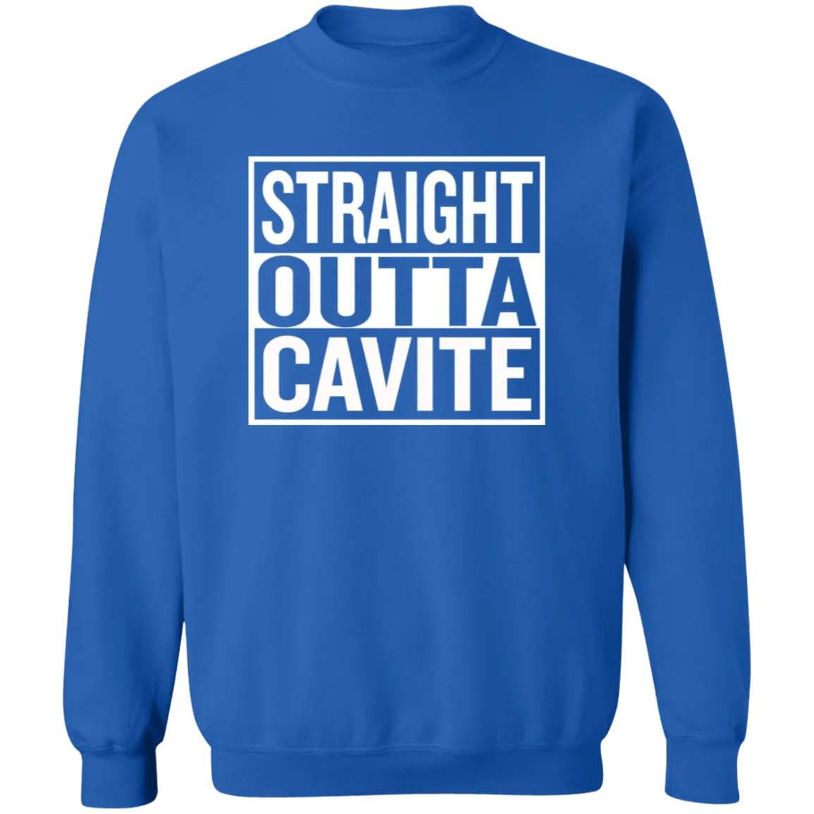 Straight Outta Cavite Unisex Crewneck Pullover Sweatshirt