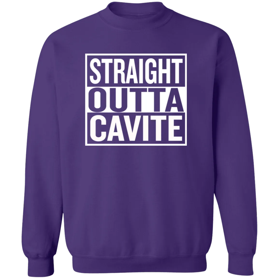 Straight Outta Cavite Unisex Crewneck Pullover Sweatshirt