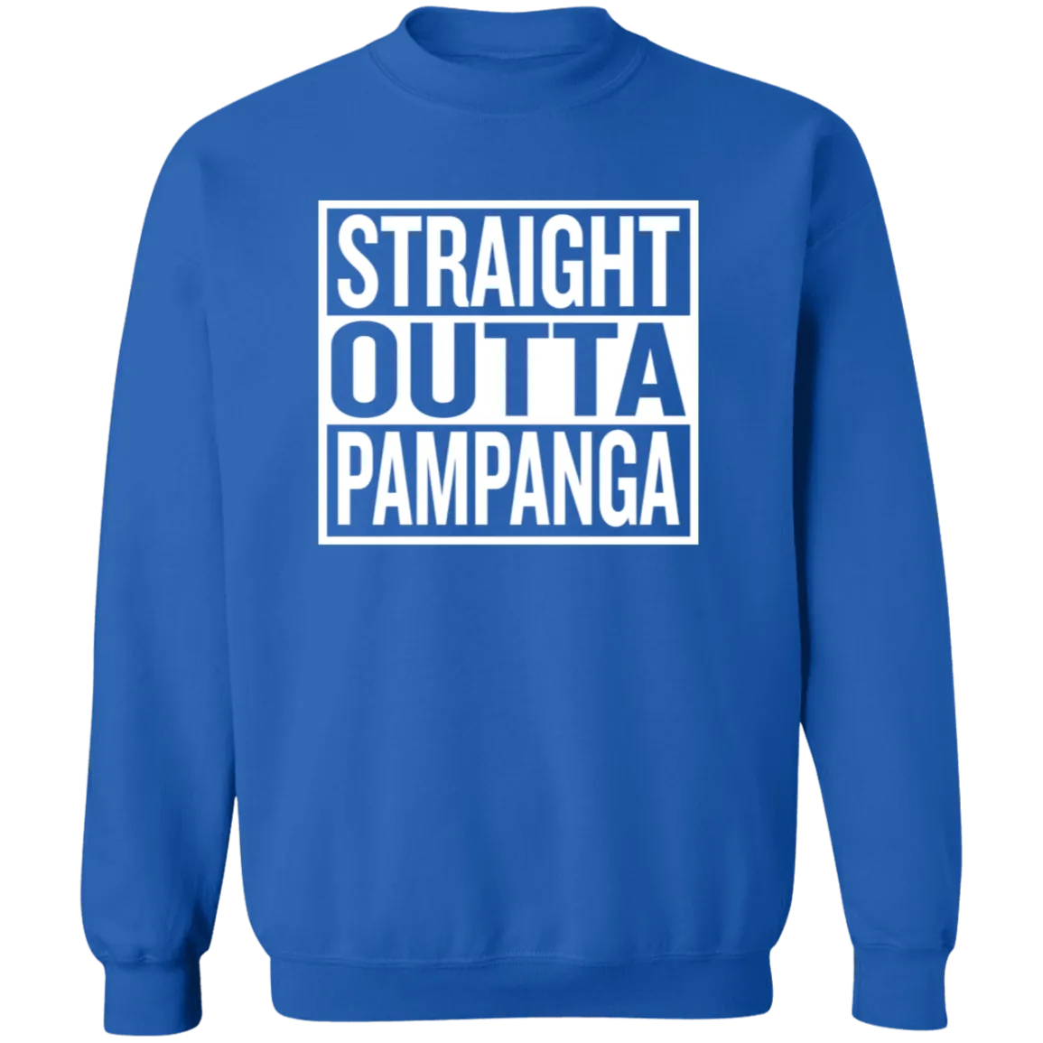 Straight Outta Pampanga Unisex Crewneck Pullover Sweatshirt