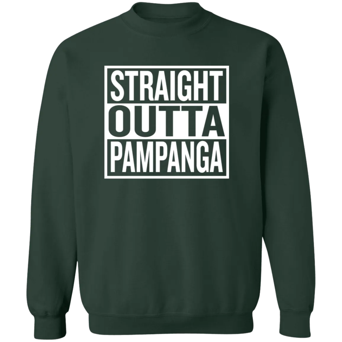 Straight Outta Pampanga Unisex Crewneck Pullover Sweatshirt
