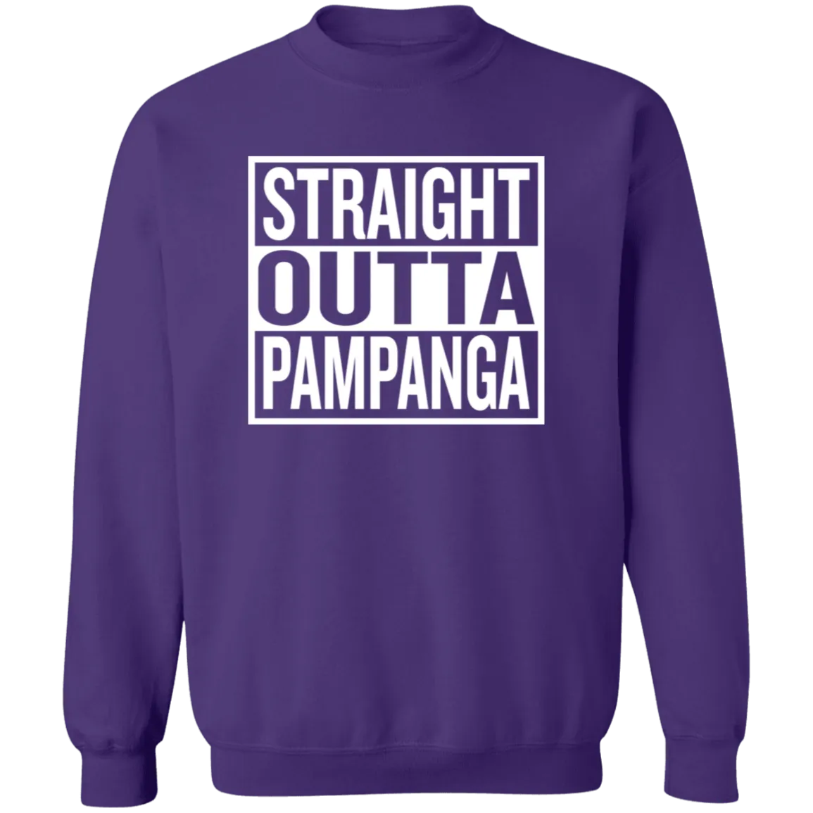 Straight Outta Pampanga Unisex Crewneck Pullover Sweatshirt