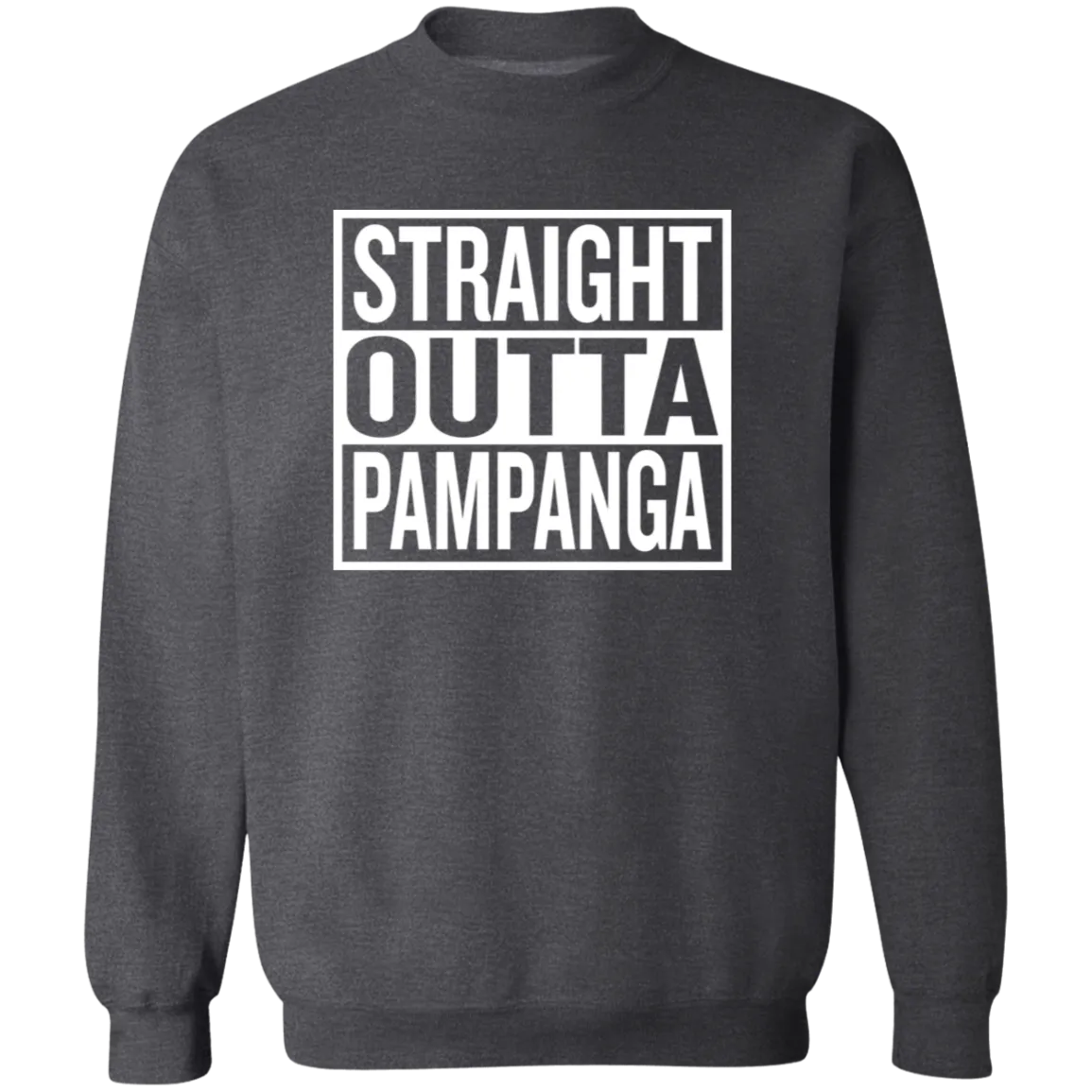 Straight Outta Pampanga Unisex Crewneck Pullover Sweatshirt