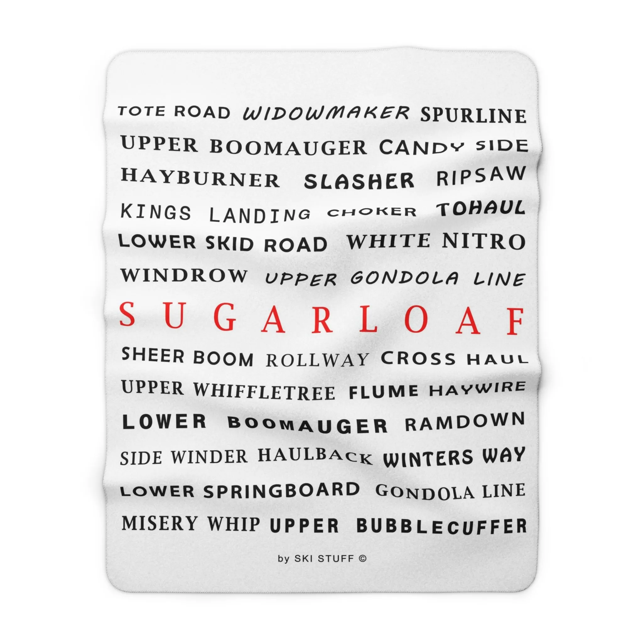 Sugarloaf, Maine - Fleece Blanket